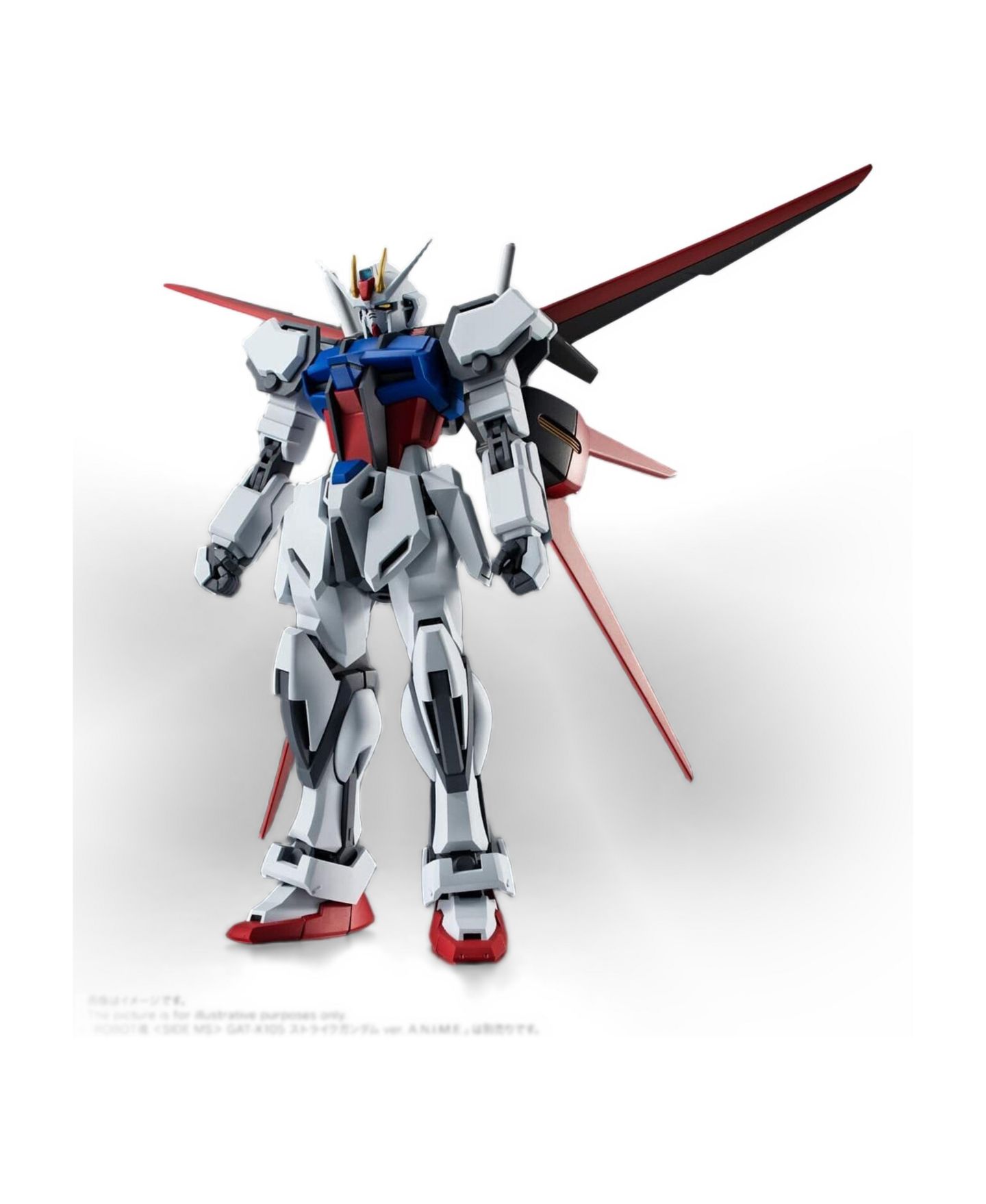 Фигурки Bandai Tamashii Nations - Mobile Suit Gundam Seed - The Robot Spirits - AQM/E-X01 Aile Striker and Effect Parts Set Ver. A.N.I.M.E. — фото 2