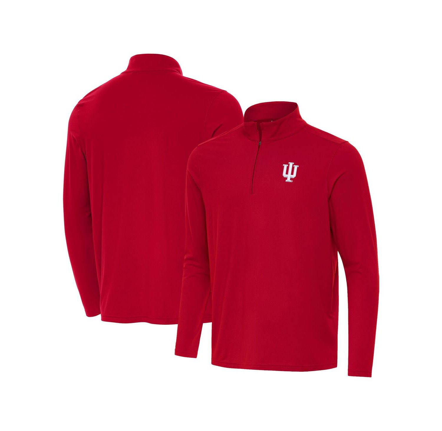 Men's Crimson Indiana Hoosiers Intent Quarter-Zip Top