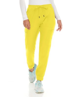 Women's Seven Pocket Cargo Scrub Pants Joggers with 4-Way Stretch