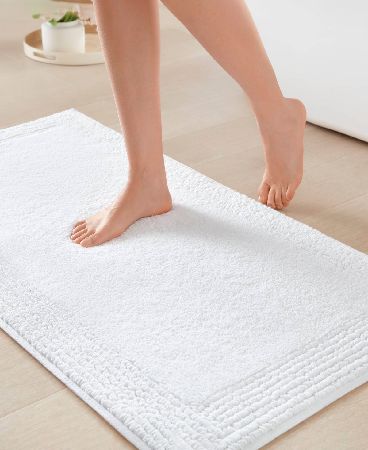 Madison Park Signature Splendor Reversible Tufted Cotton Bath Rug, 17" X 24"
