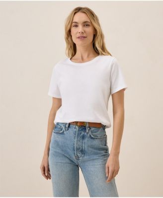 Women's Organic Cotton Luxe Stretch Jersey Tee