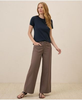 Women's Organic Cotton Luxe Stretch Jersey Tee