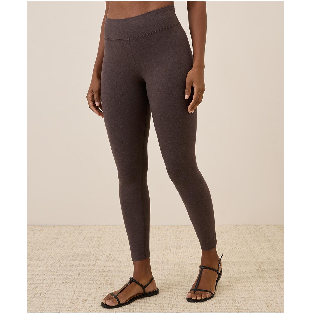 Women's Organic Cotton On the Go-To Legging - Castor grey