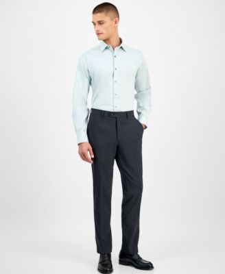 Men's Regular-Fit Temperature Regulating Solid Dress Shirt