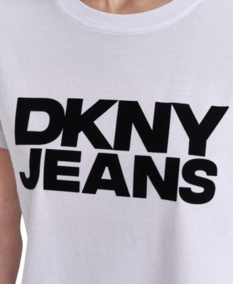 Women's Flocked Logo Crewneck T-Shirt