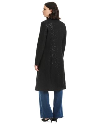 Women's Embellished Single-Breasted Coat