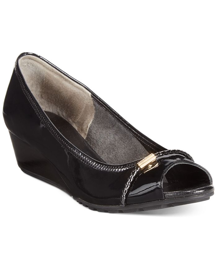 Cole haan peep new arrivals toe wedge