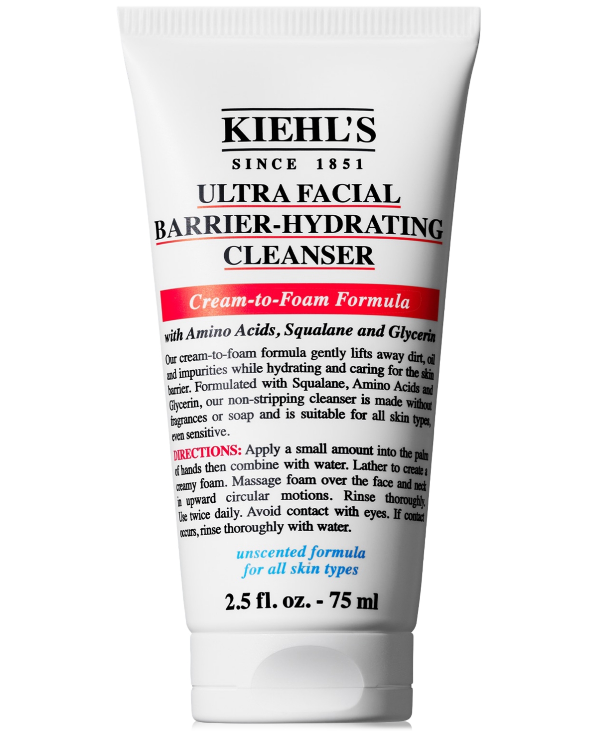 Ultra Facial Barrier-Hydrating Cleanser, 2.5oz