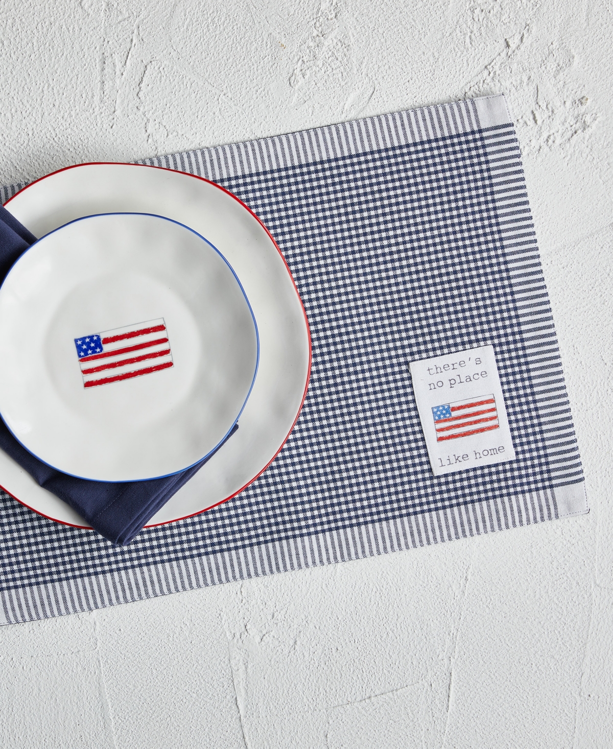Tableau Cuties Star Placemats, Set Of 4 In Blue