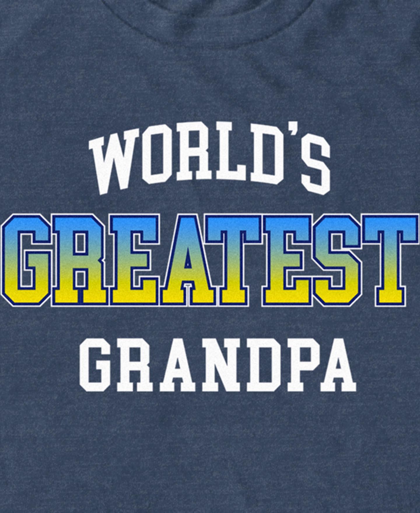 Мужская футболка Fifth Sun Greatest Grandpa Short Sleeve, цвет: Тёмно-синий меланжевый — фото 3