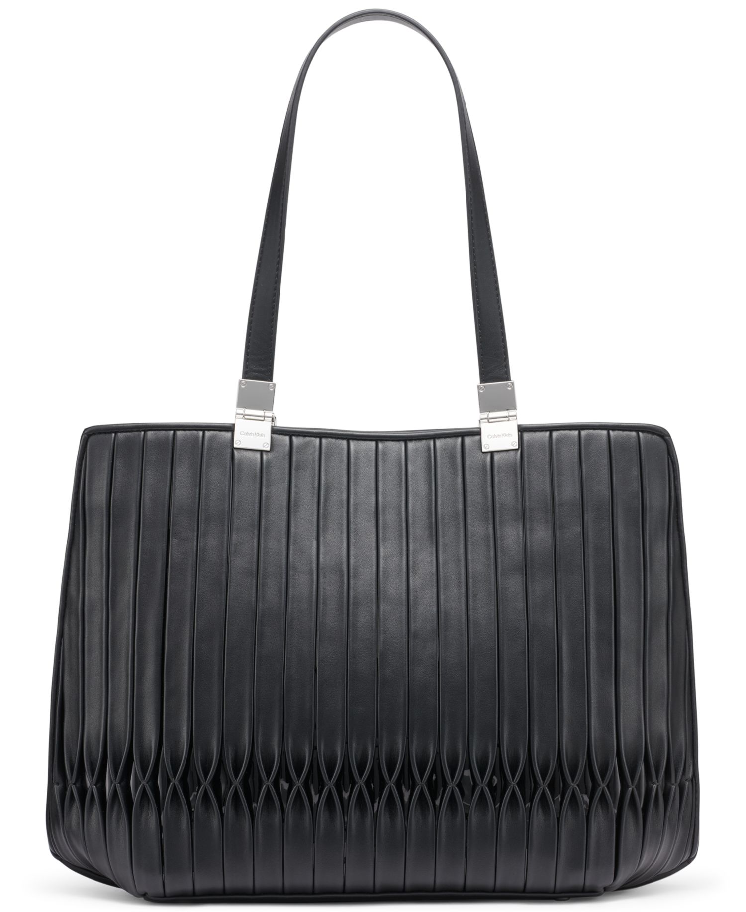 Granite Pleated Tote Bag