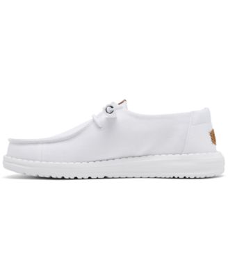 Women's Wendy Stretch Canvas Casual Moccasin Sneakers from Finish Line