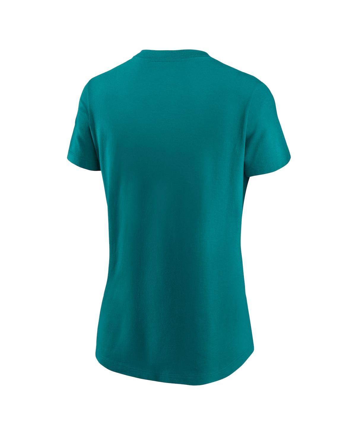 Nike Women's Aqua Seattle Mariners Wordmark T-shirt In Aqua