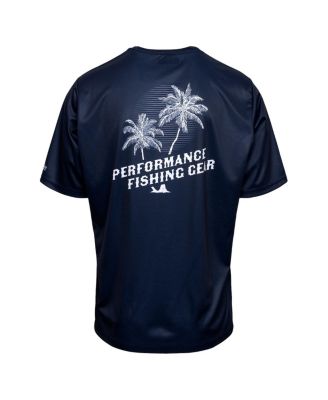 Men's Navy Dallas Cowboys Terminal Tackle Performance Fishing Omni-Shade T-Shirt