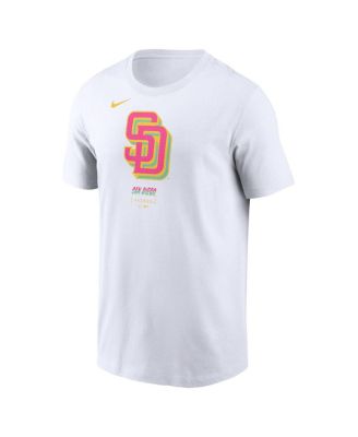 Men's White San Diego Padres City Connect Large Logo T-Shirt