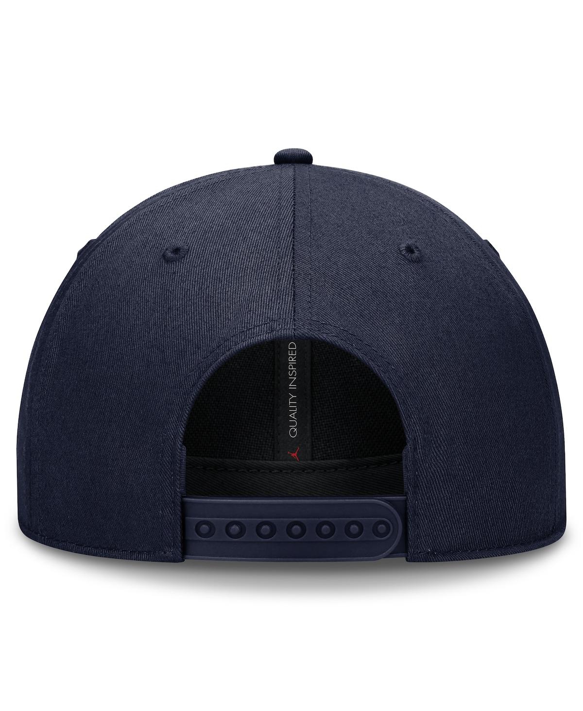 JORDAN MEN'S NAVY MICHIGAN WOLVERINES RISE ADJUSTABLE HAT 