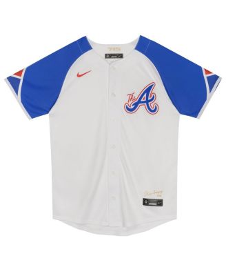 Preschool White Atlanta Braves City Connect Jersey