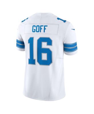 Men's Jared Goff White Detroit Lions Vapor F.U.S.E. Limited Jersey