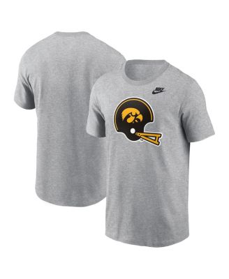 Nike - Men's Heather Gray Iowa Hawkeyes Legacy Helmet T-shirt