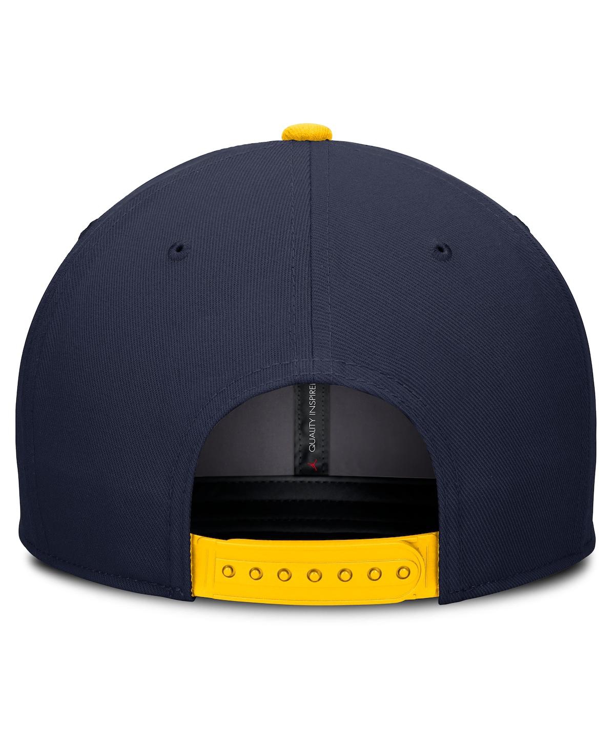 JORDAN MEN'S NAVY MICHIGAN WOLVERINES ATHLETICS PRO ADJUSTABLE HAT 