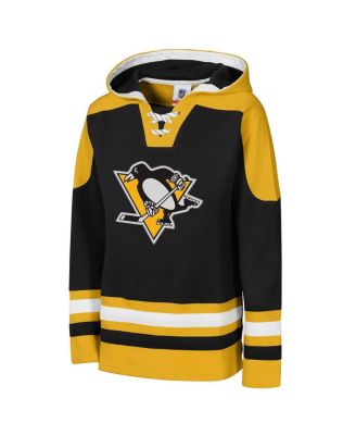 Big Boys and Girls Black Pittsburgh Penguins Must Have Home V-neck Pullover Hoodie