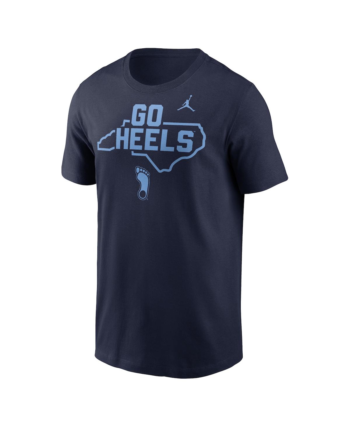 Jordan Men's Navy North Carolina Tar Heels Campus Local T-shirt In Navy
