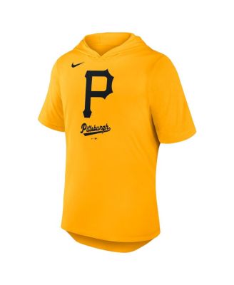 Men's Gold Pittsburgh Pirates Tri-Blend Performance Hoodie T-Shirt