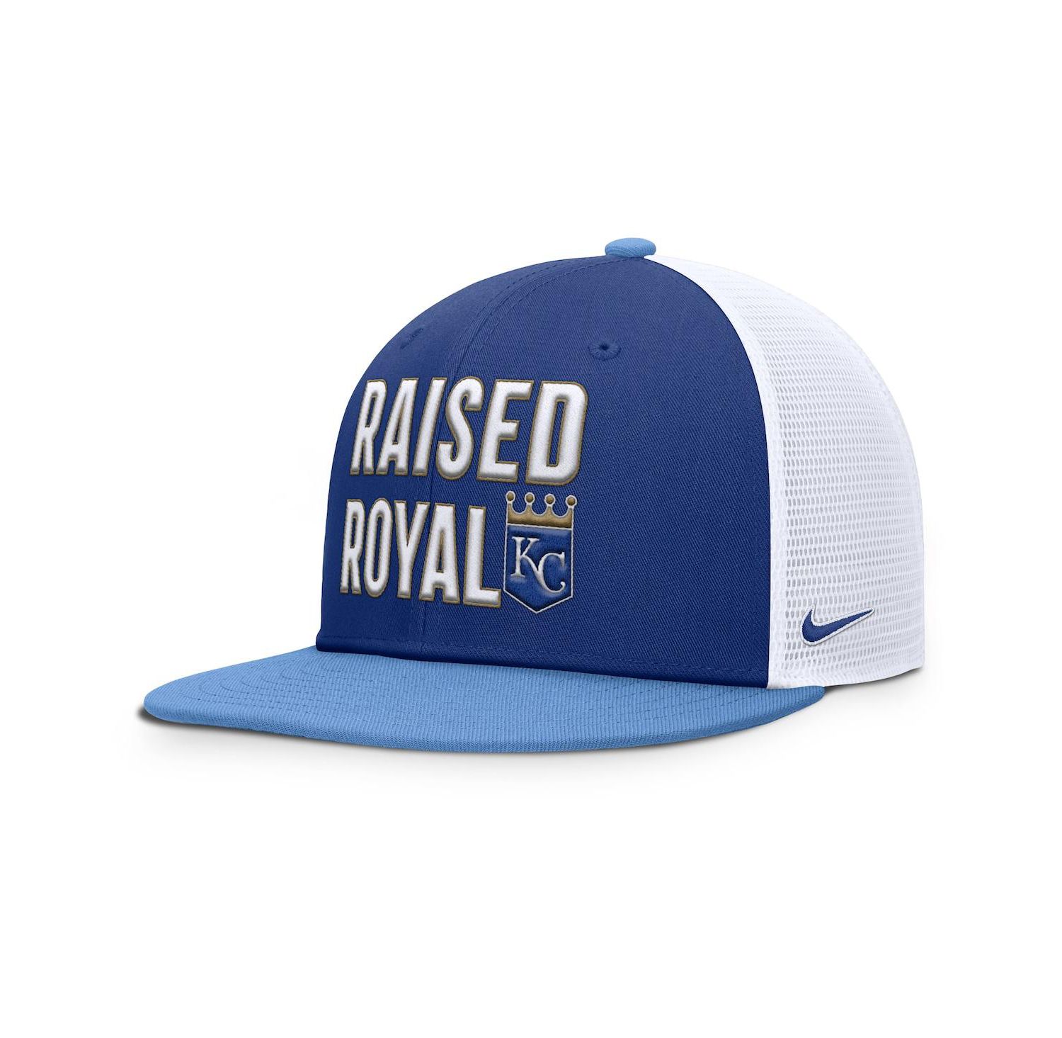 Men's Royal/Light Blue Kansas City Royals Pro Performance Trucker Snapback Hat