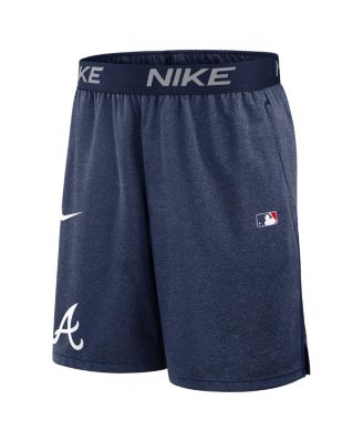 Men's Navy Atlanta Braves Authentic Collection Performance Knit Shorts