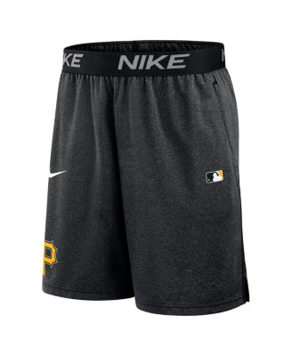 Men's Black Pittsburgh Pirates Authentic Collection Performance Knit Shorts