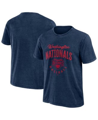 Fanatics - Men's Navy Washington Nationals Cooperstown Collection Washed T-shirt