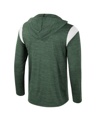 Men's Green Michigan State Spartans Dozer Half-Zip Windshirt