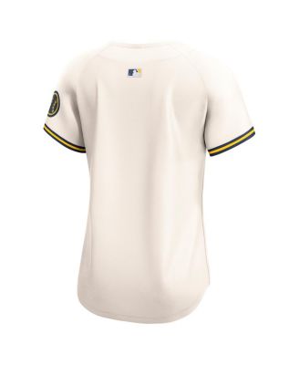 Women's Cream Milwaukee Brewers Home Limited Jersey