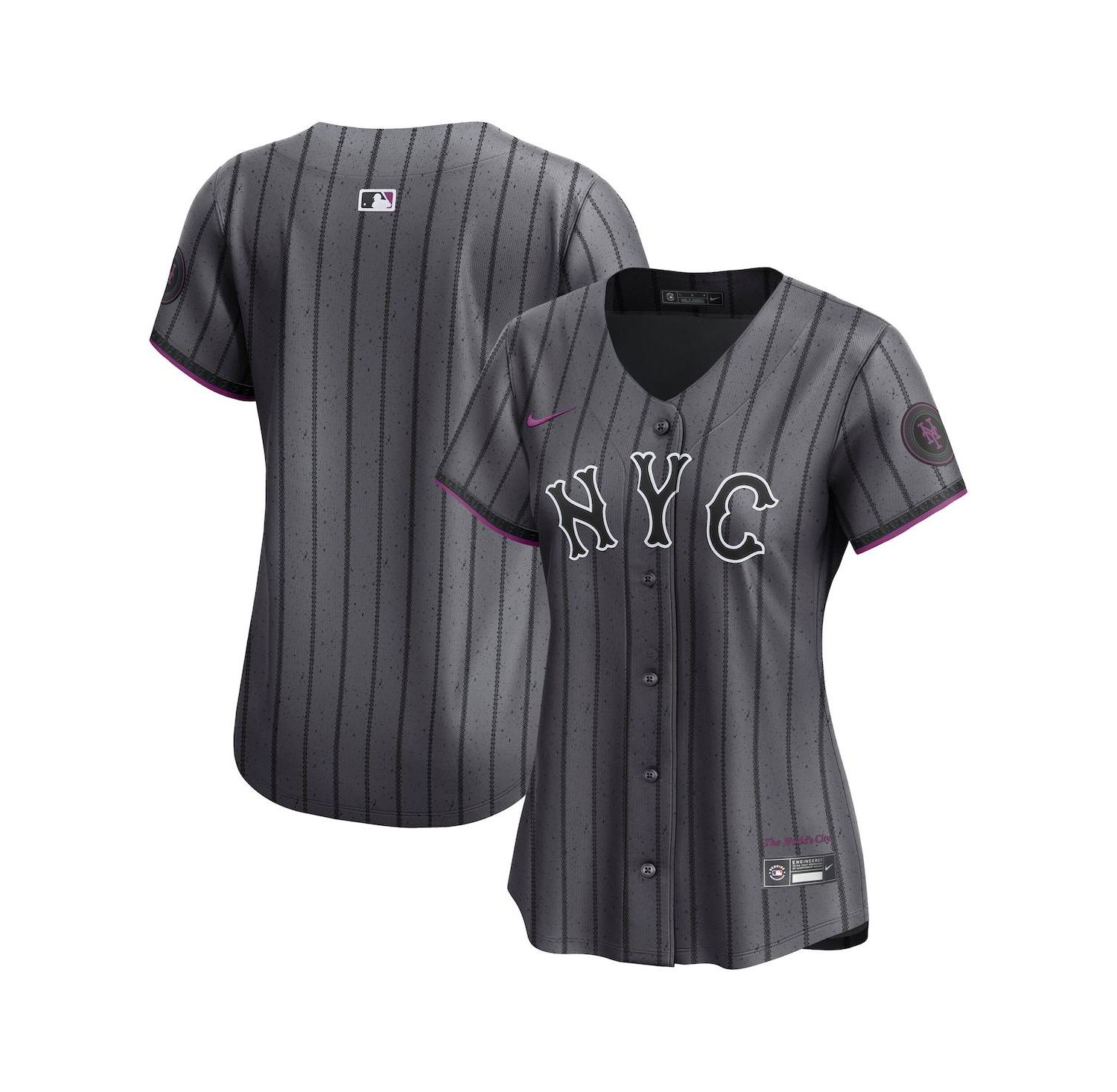 Women's Gray New York Mets City Connect Limited Jersey
