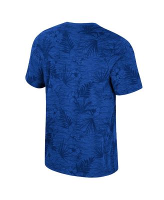 Men's Royal Kentucky Wildcats Floral Printed T-Shirt