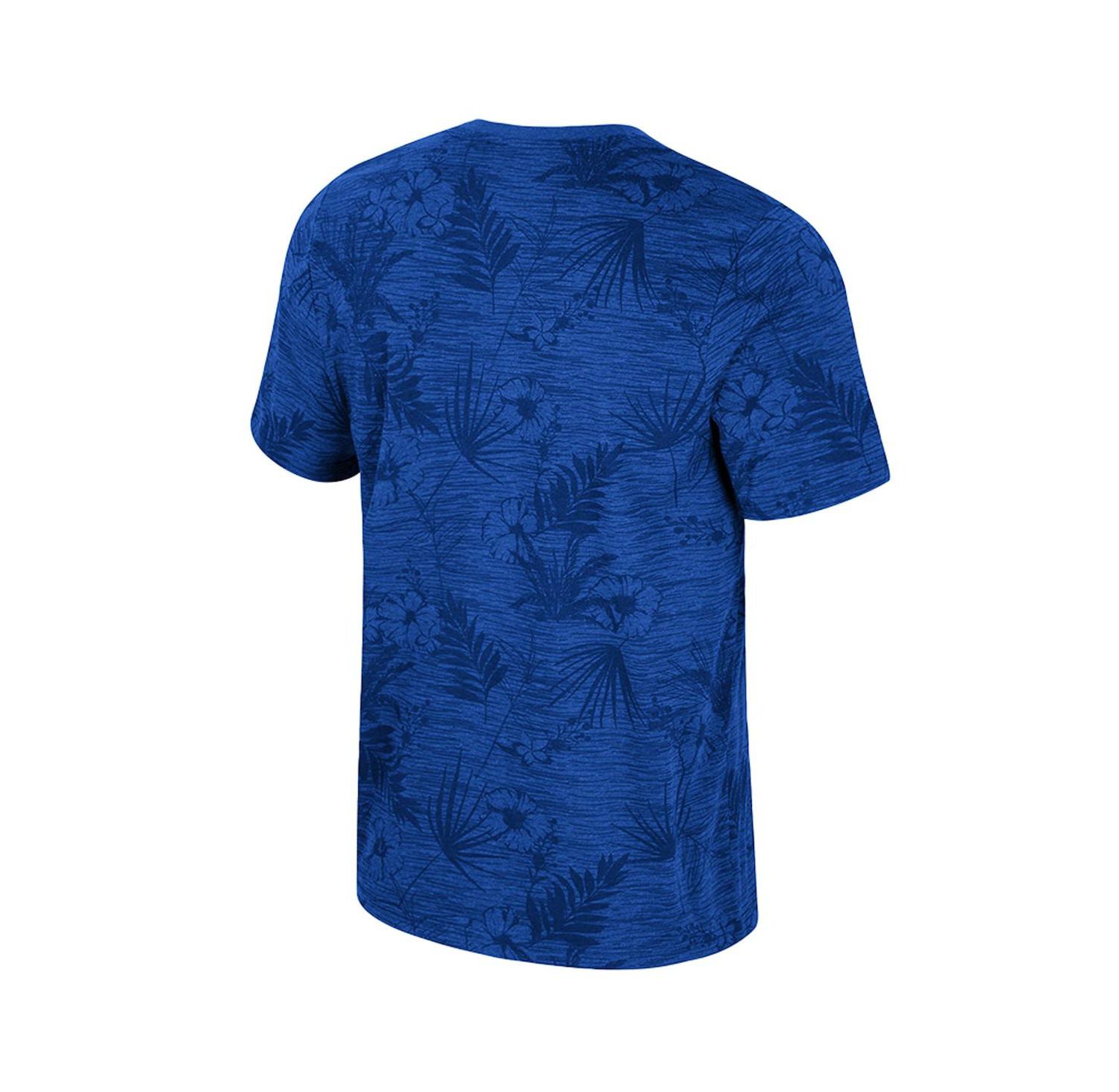Men's Royal Kentucky Wildcats Floral Printed T-Shirt