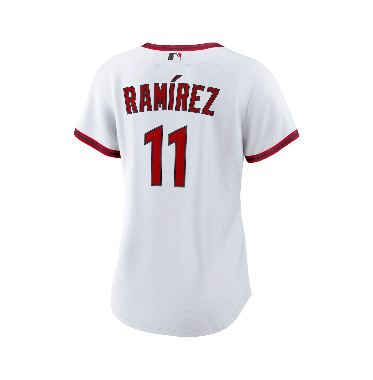 Женский топ Nike Jose Ramirez White Cleveland Guardians Home Replica 2.0 Player Jersey — фото 3