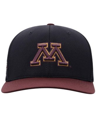 Men's Black Minnesota Golden Gophers Reflex Fitted Hat