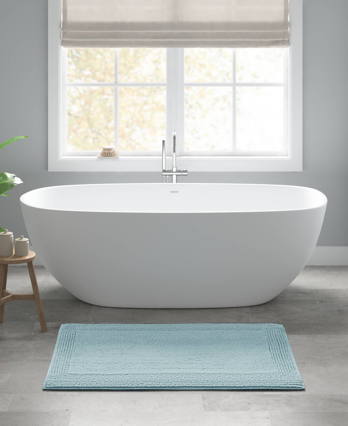 Madison Park Signature Splendor Reversible Tufted Cotton Bath Rug, 24" X 44"