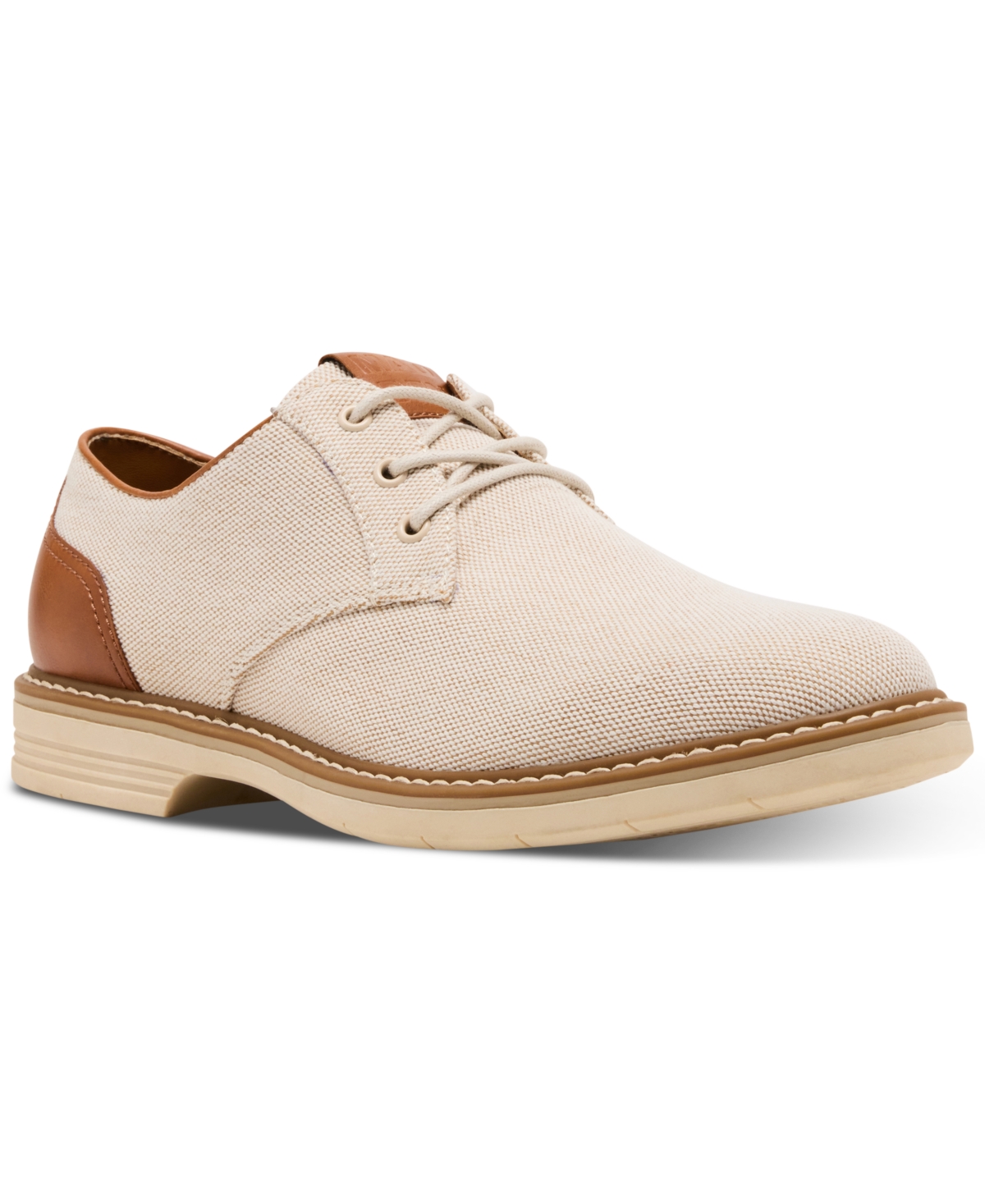 Men's Duralixx Dress Casual Lace-Up Oxford Shoes - White