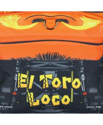 Backpack El Toro Loco Truck Crazy Bull 3D Character School Book Bag