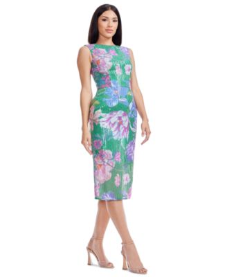 Women's Claudette Floral-Print Sequin Dress
