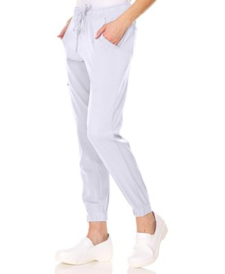 Plus Size Leah 5-Pocket Stretch Cargo Jogger Scrub Pants Yellow 3X Large