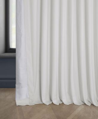 Extra Wide Heritage Plush Velvet Room Darkening Curtain