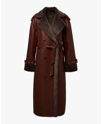 Women's Bonded Faux Fur Overcoat