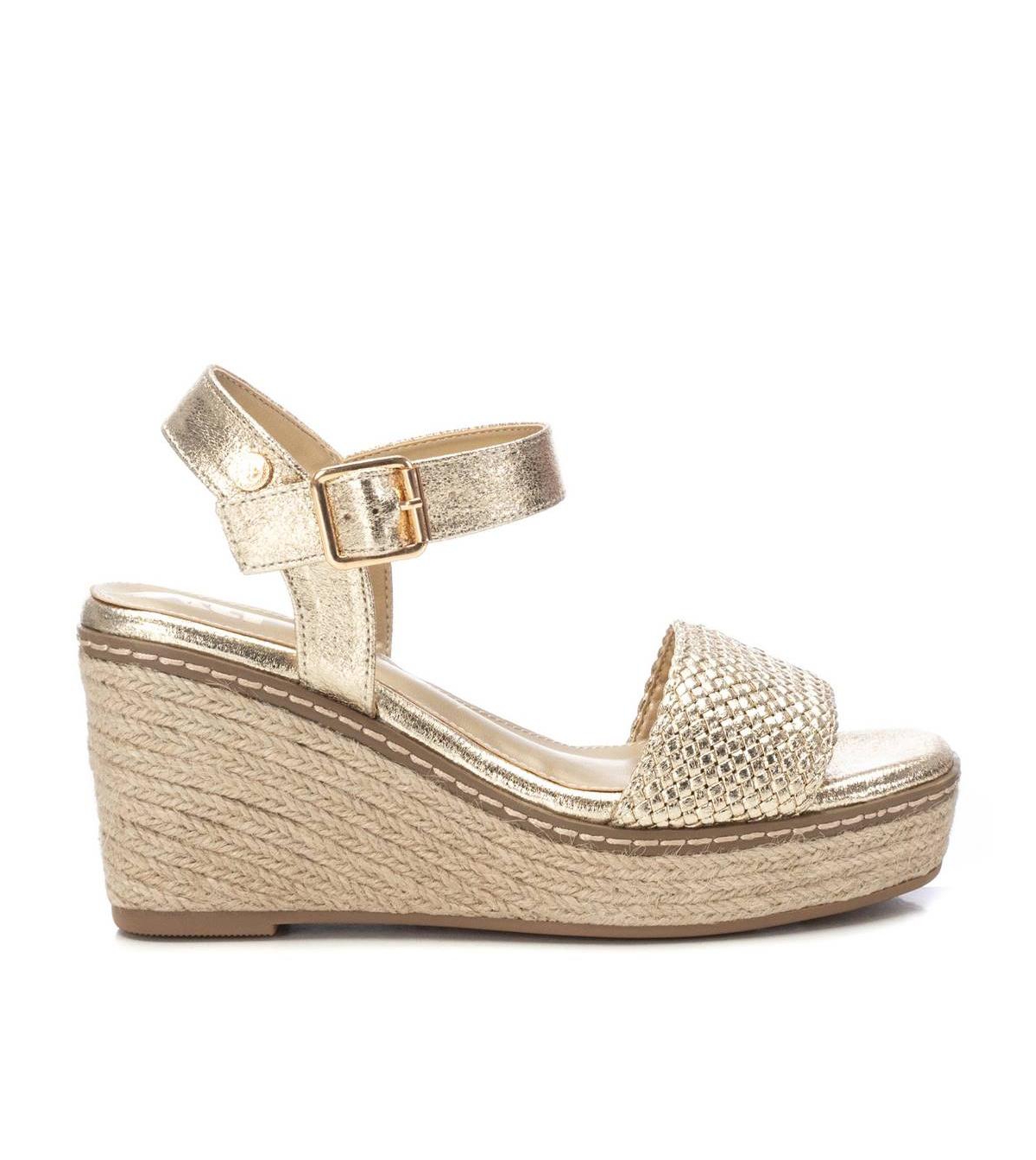 Women's Wedge Sandals By Xti - Gold