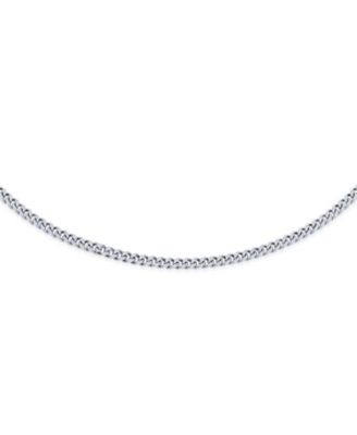 Simple Strong Plain Cuban Curb Chain Anklet Ankle Bracelet .925 Sterling Silver