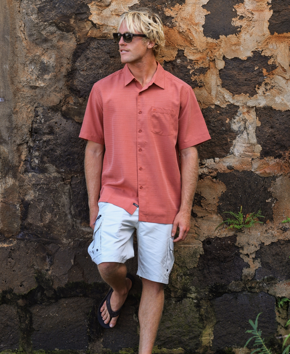 Men's Centinela Woven Shirt - Aqua