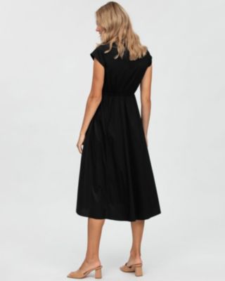 Maternity soft Cotten adjustable drawstring celeste 