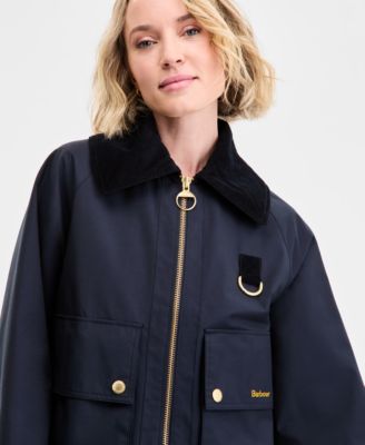 Women's Nora Oversized-Collar Utility Jacket, Exclusively at Macy's